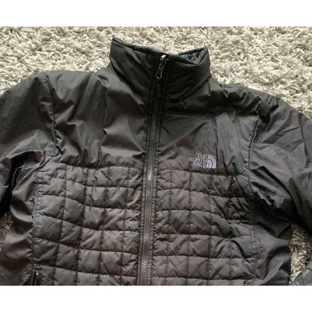 The North Face Black Quilted Brecon Jacket Coat mens sz S